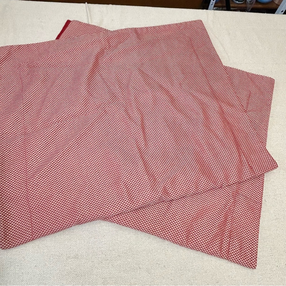 Waverly Home Harbor House Red King Pillow Shams